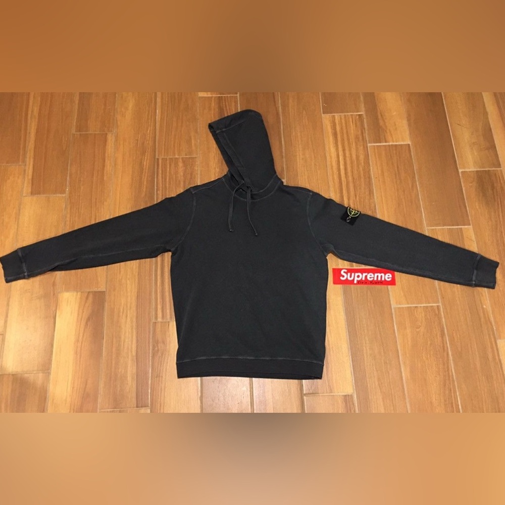 Stone Island Charcoal Hoodie